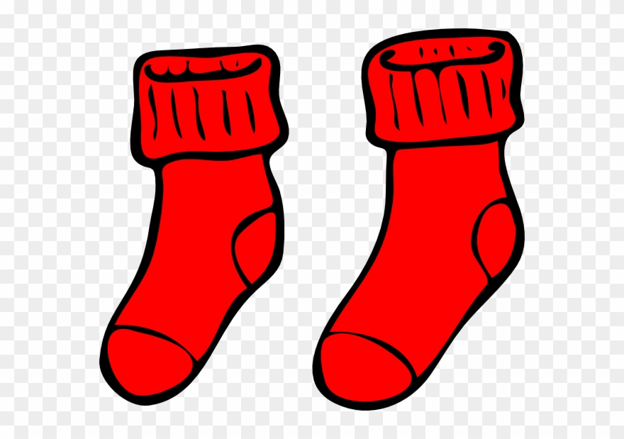 Red Clip Art At Image Royalty Free Download - Clip Art Red Socks - Png Download