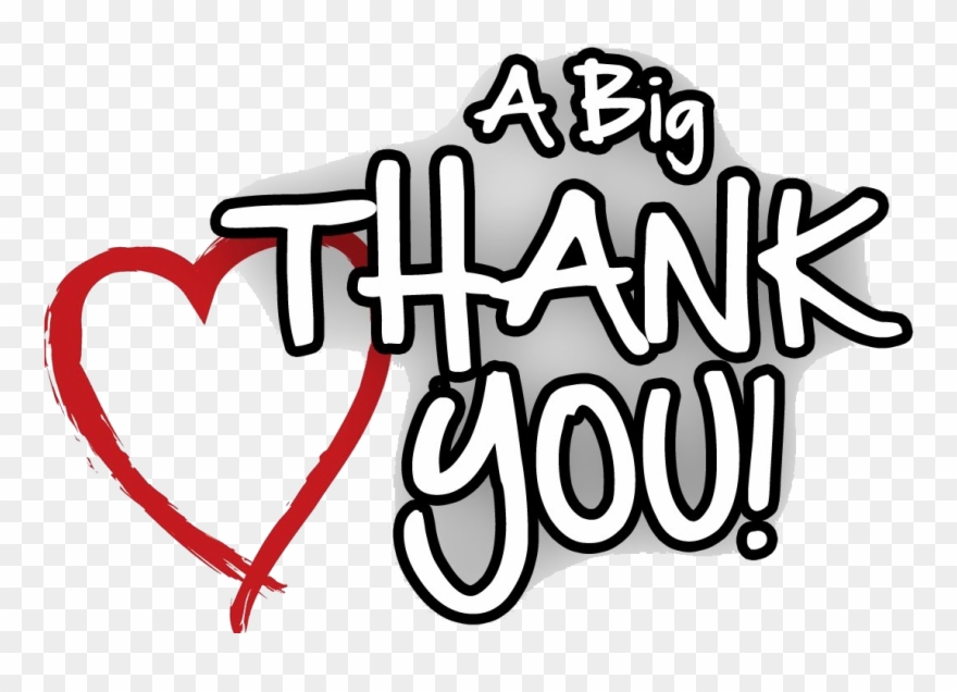 Thank You Clip Art - Great Big Thank You - Png Download
