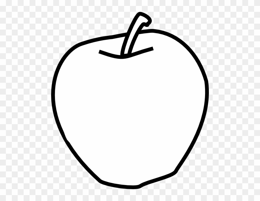Clip Free Stock Apple Clipart Black And White - Clip Art - Png Download