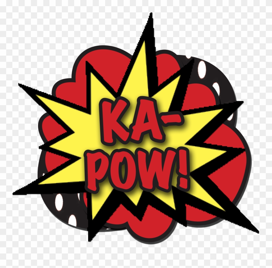 Boom Clipart The Word - Pow Clipart Transparent Background - Png Download