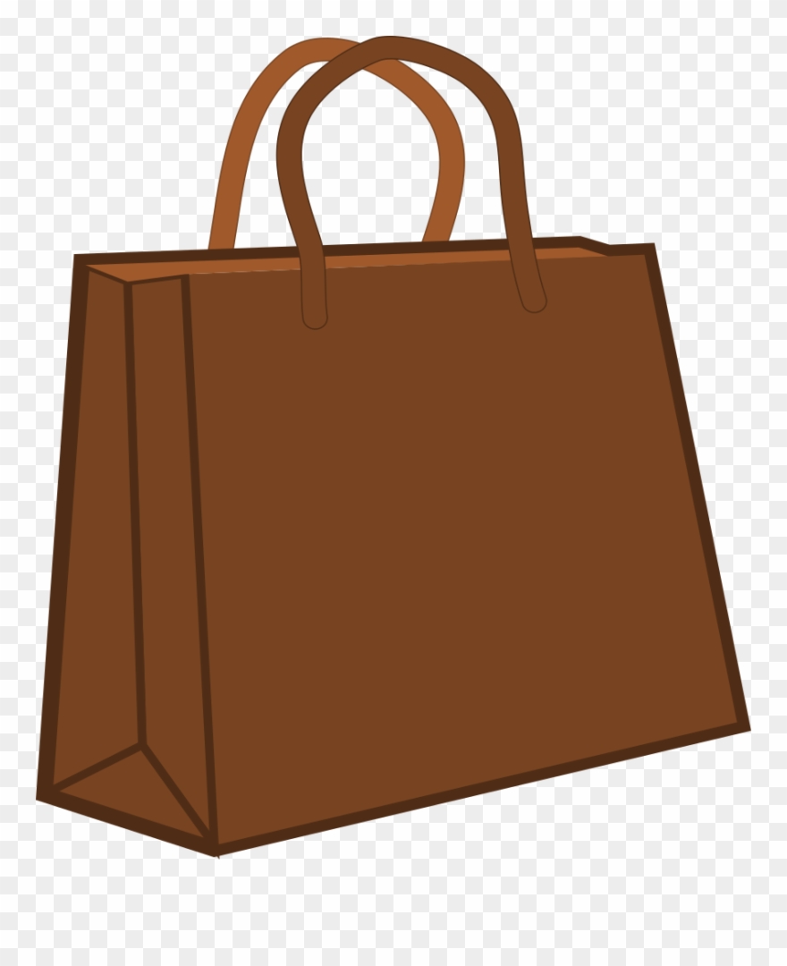 You Can Use This Brown Shopping Bag Clip Art On Your - Shopping Bag Clipart - Png Download