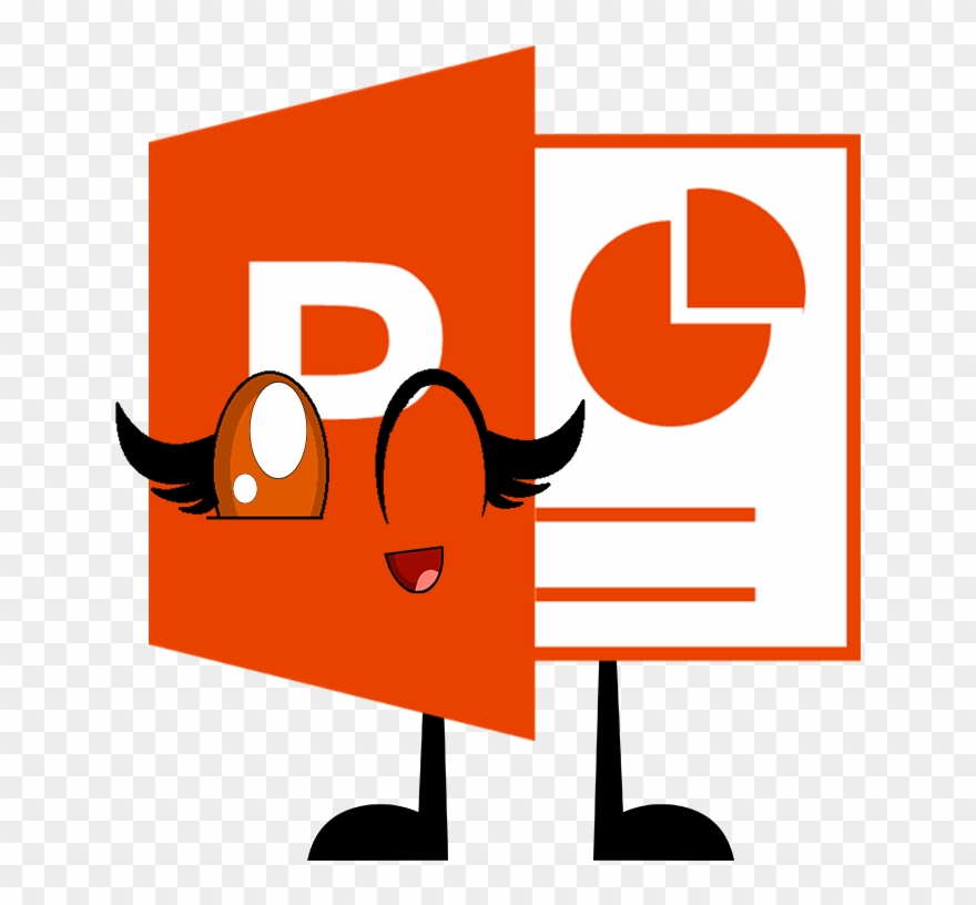 Powerpoint Is A Female Microsoft Office Application - Microsoft Powerpoint Logo Gif Clipart