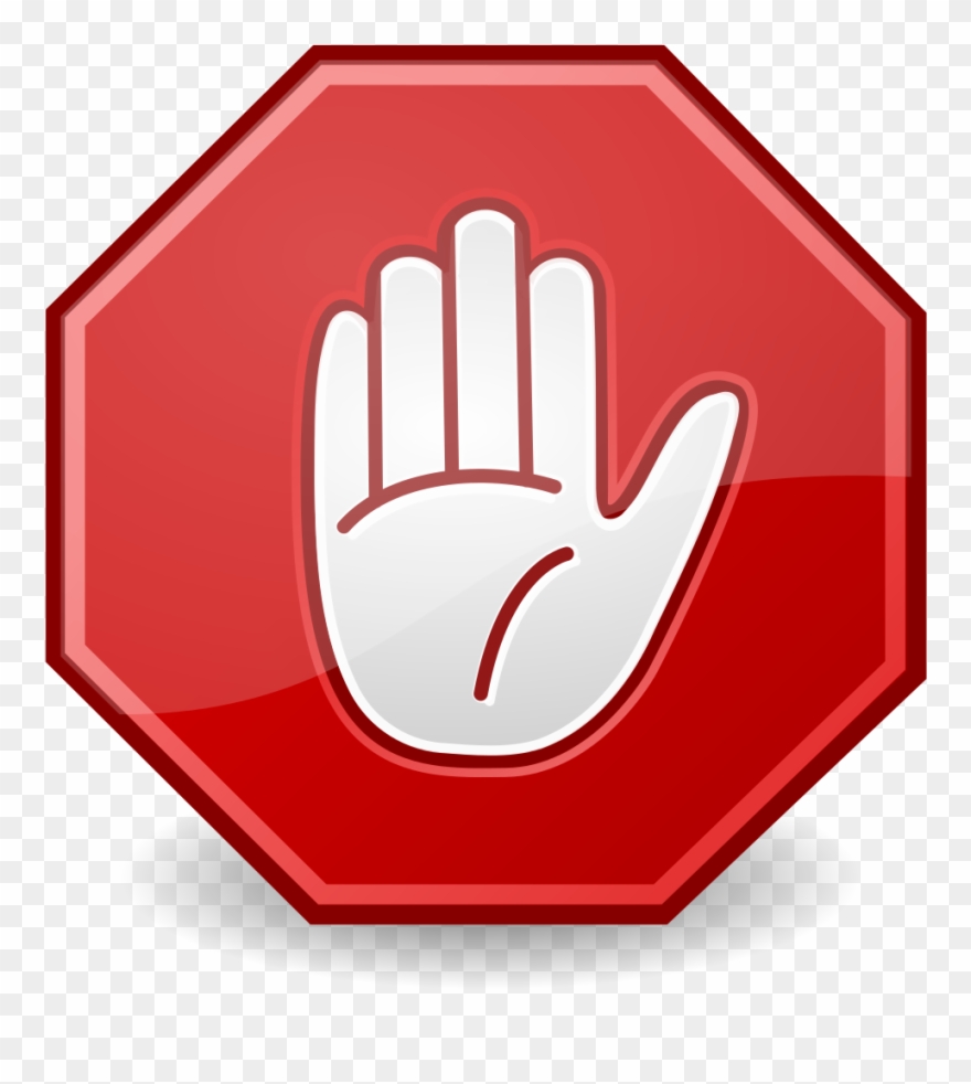 X On Stop Sign Clipart