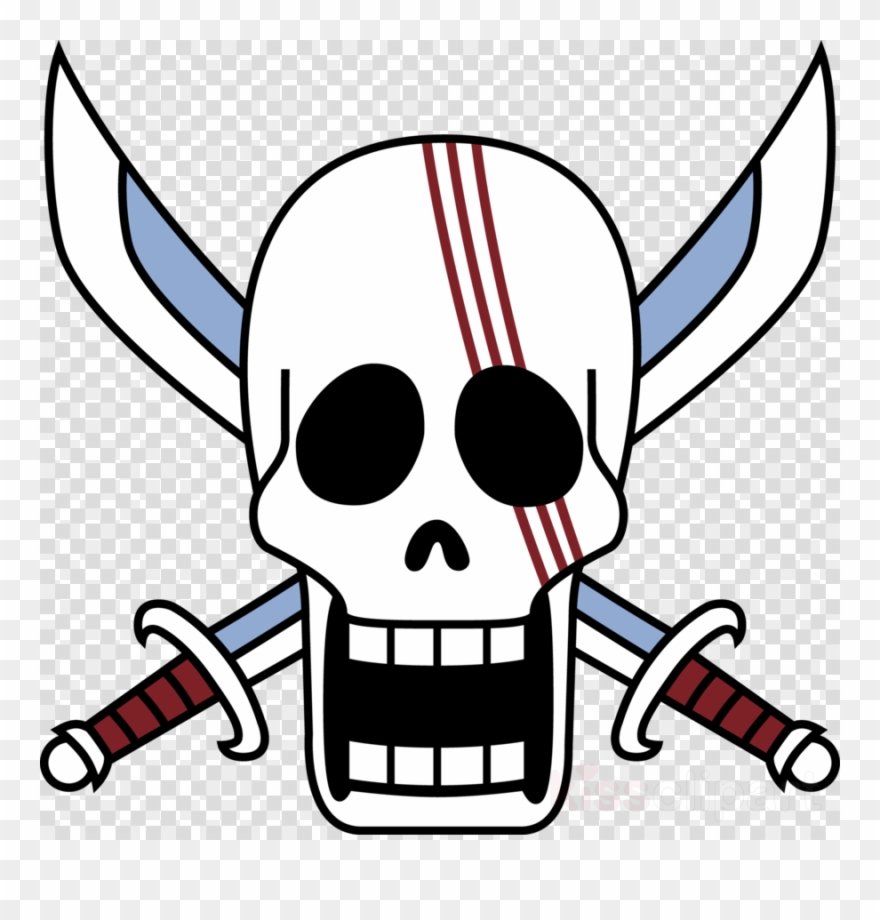 Download Jolly Roger One Piece Clipart Shanks Monkey - Shanks Flag One Piece - Png Download