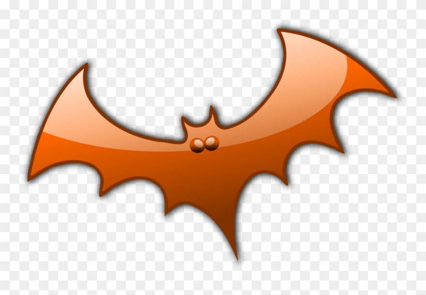 Kisscc0 Halloween Costume Ghosts And Things That Go - Orange Halloween Bat Clipart