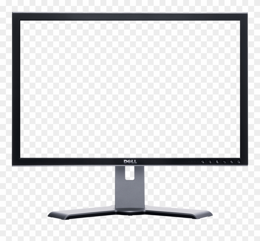 Computer Clipart Transparent Background - Imac Template - Png Download