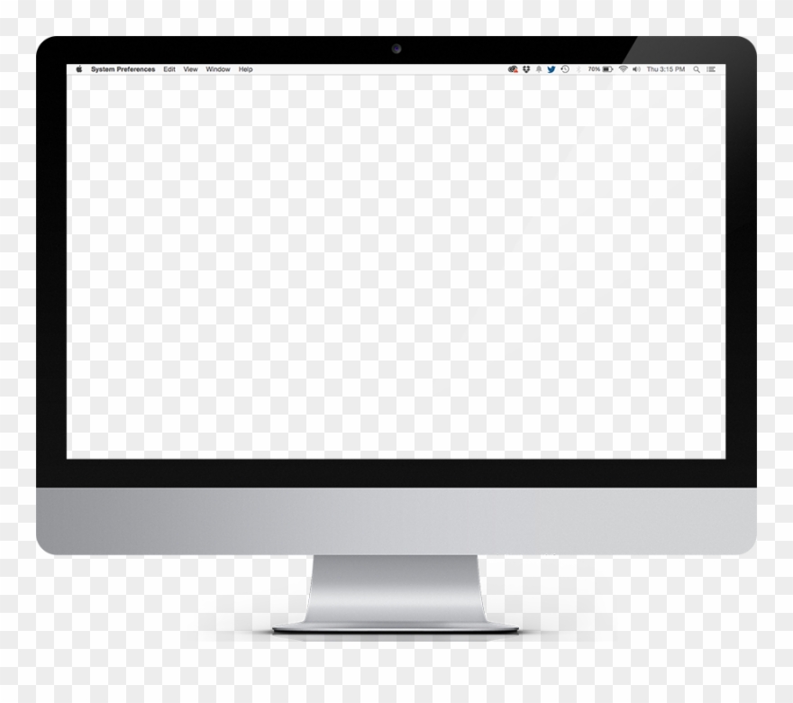 Css Paragraph Typing Animatio - Imac Mock Up Png Clipart