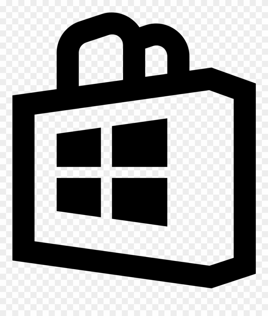 Windows - Windows 10 Microsoft Store Icon Clipart
