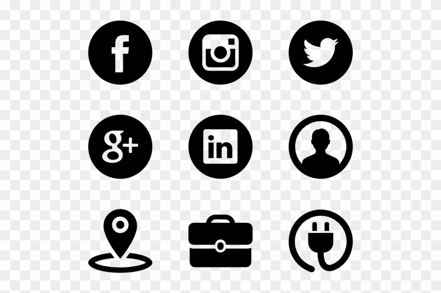 251 Social Media Icon Packs - Iconos Redes Sociales Png Clipart