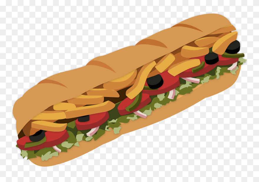 Grilled Cheese Clipart Clip Art - Clipart Free Sub Sandwiches - Png Download