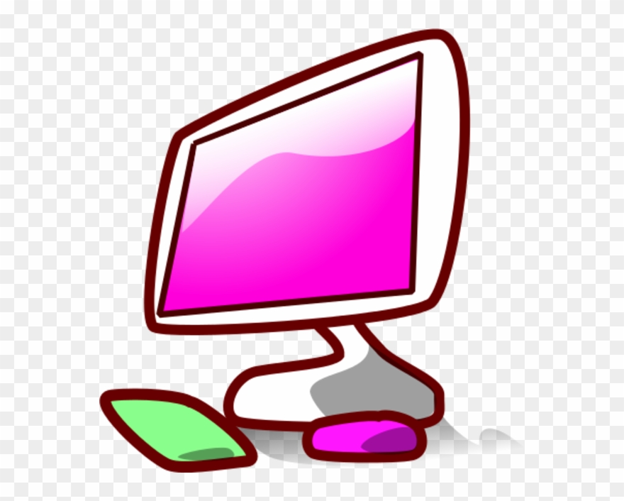 Pink Clipart Computer Mouse - Clipart Computer Png Transparent Png