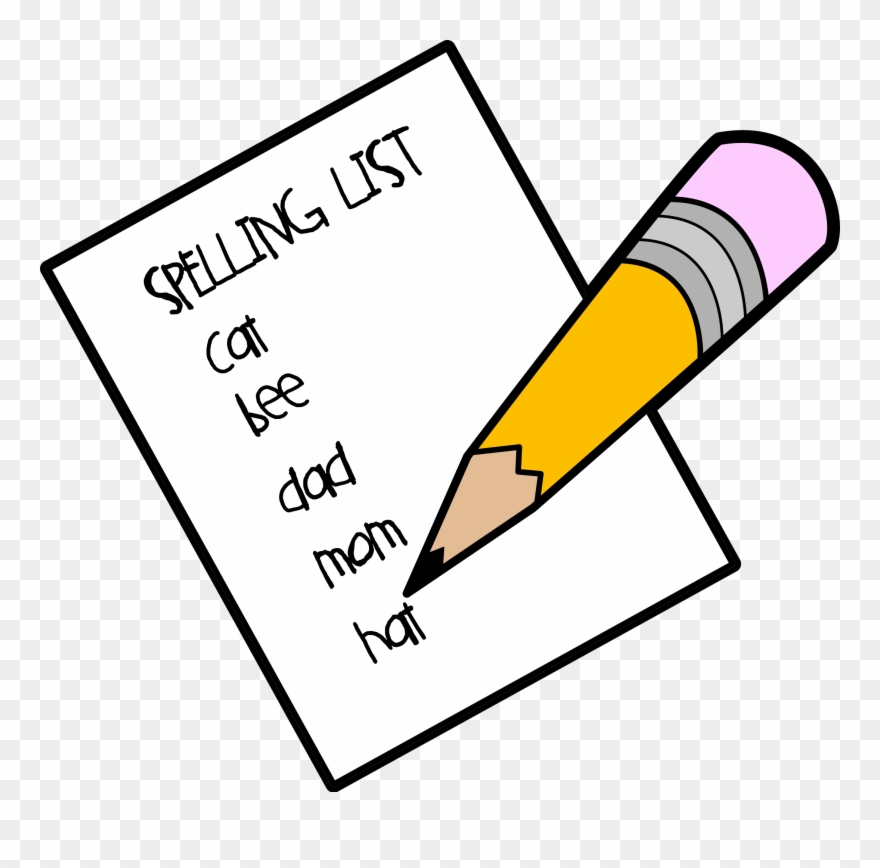 This Is Best Spelling Clipart - Spelling List Clip Art - Png Download