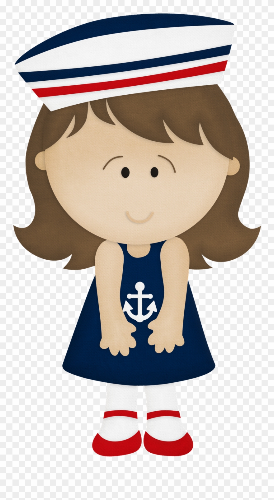 Sailor Hat Clipart - Menina Marinheira - Png Download