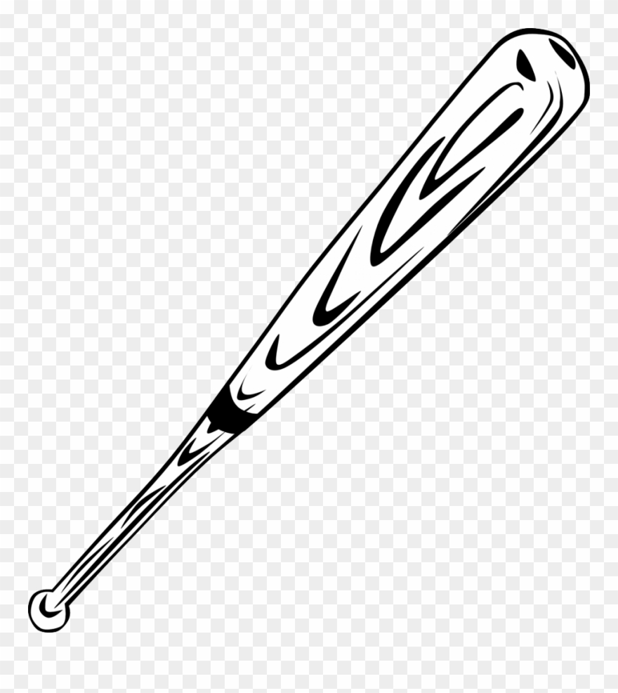 Baseball Bat Clip Art Clipart Major League Baseball - Baseball Bat Vector Png Transparent Png