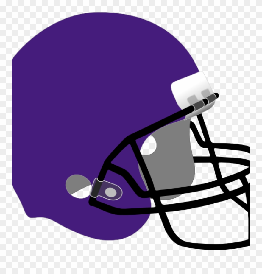 Football Helmet Clipart Purple Football Helmet Clip - Football Helmet Clipart - Png Download