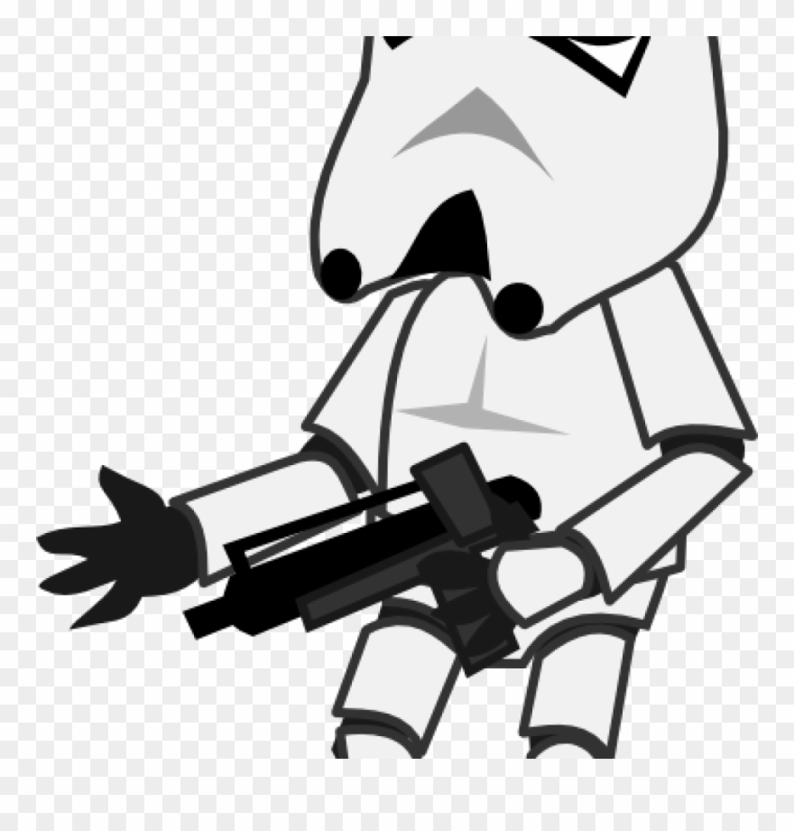 Stormtrooper Clipart Clip Art - Clip Art Characters - Png Download