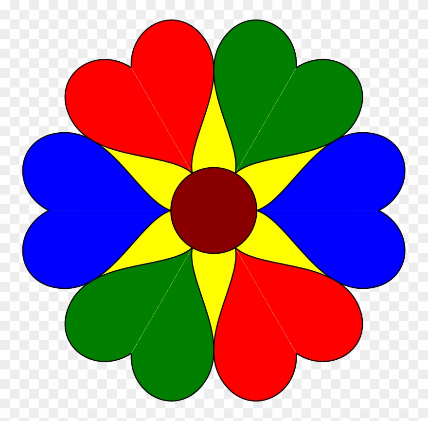 Microsoft Office Clipart Heart - Big Flower Clipart - Png Download