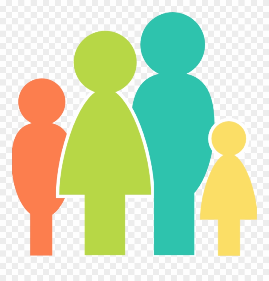 Clipart, Family Clipart Multicolor Family Clip Art - Family Icon Vector Png Transparent Png