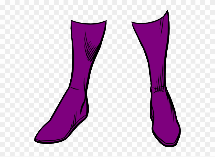 Clip Art For Boots - Purple Boots Png Transparent Png
