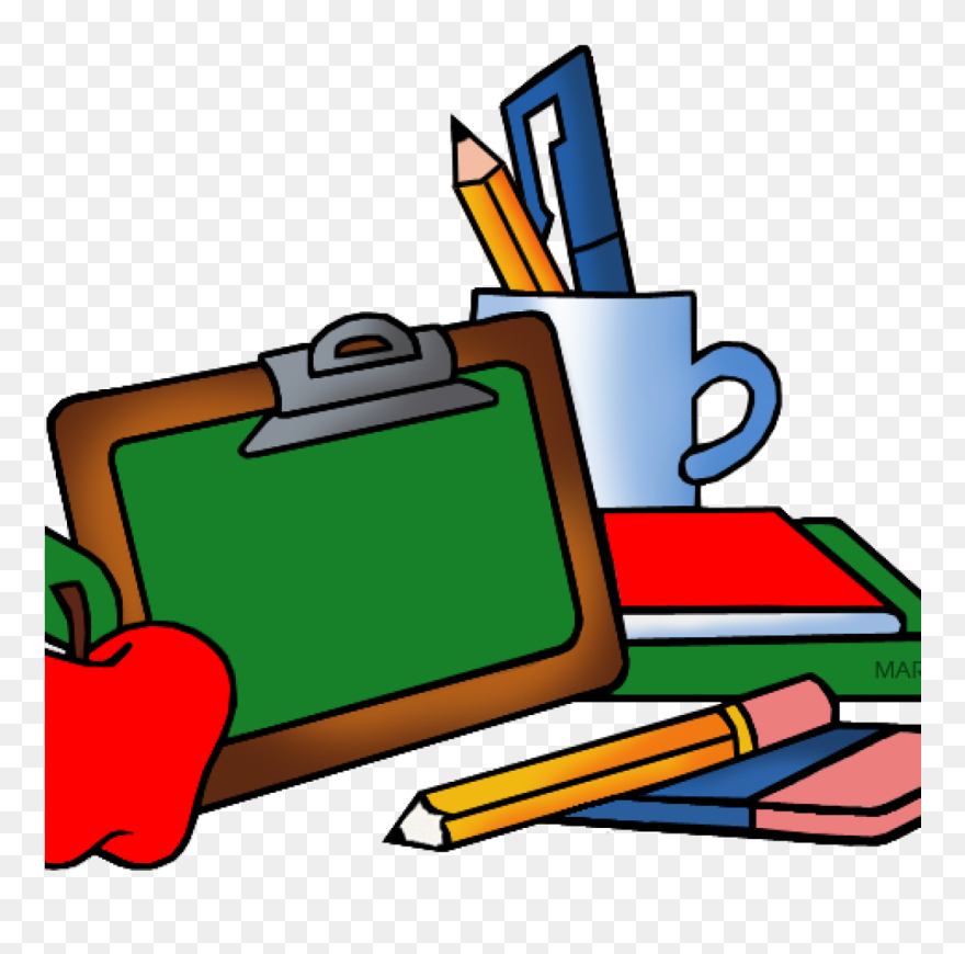 Art Vector Transparent Library Techflourish Collections - School Supplies Clipart Png