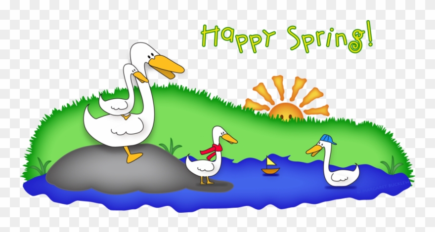 Duck In Pond Clipart Clipartfest Wikiclipart - Clip Art Duck In The Pond - Png Download