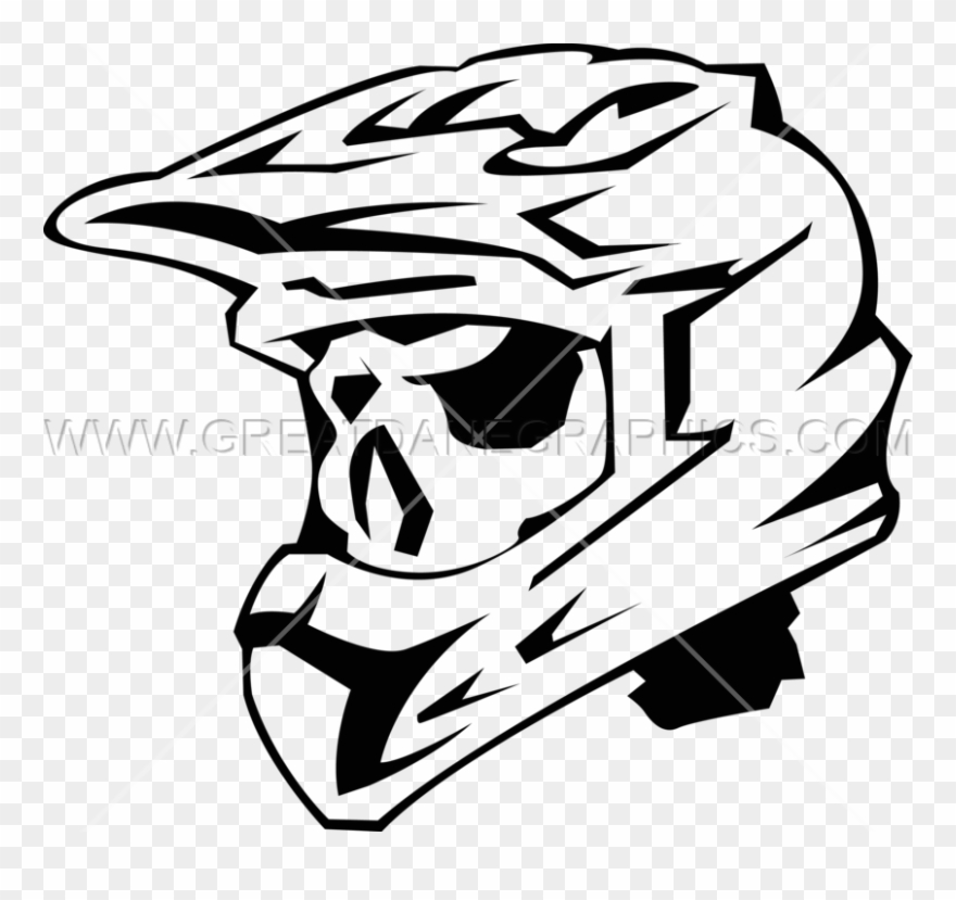 Motocross Clipart Clip Art - Motocross Helmet Png Transparent Png