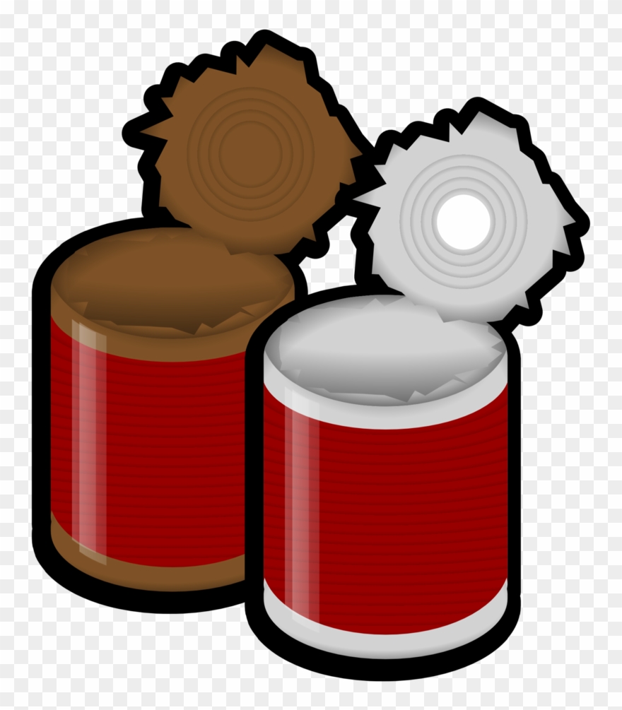 Canned Food Clip Art Download - Tin Cans Clipart - Png Download