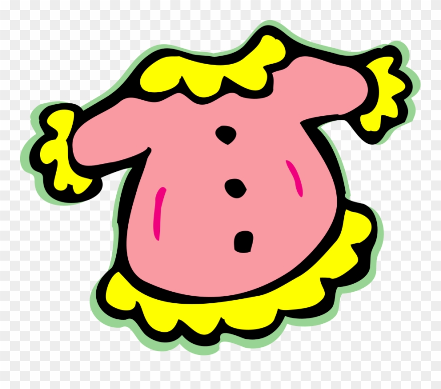 Clothes Vector File Vector Clip Art File Clipartsfree - Clothing Clip Art Black And White - Png Download