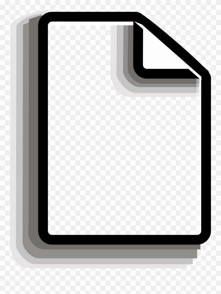 Big Image - New File Icon Clipart