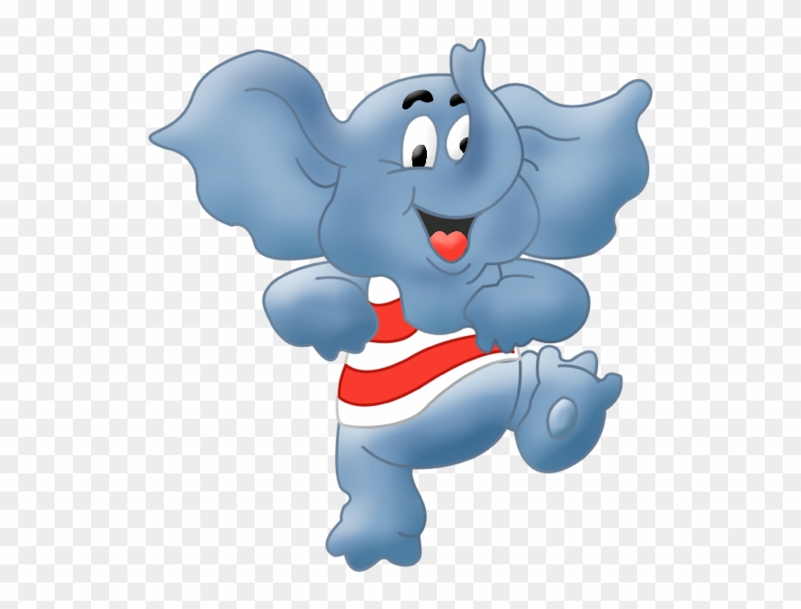 Cute Baby Elephant Cute Cartoon Clip Art Images - Детские Картинки Из Мультфильмов - Png Download