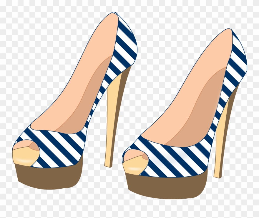 Clipart Women Free Commercial High Heeled Art Clothing - High Heels Clip Art - Png Download