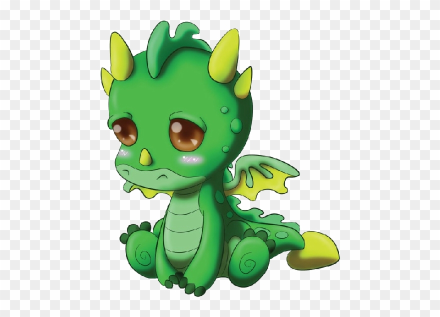 Cute Dragons Cartoon Clip Art Images - Cute Dragon Transparent Background - Png Download