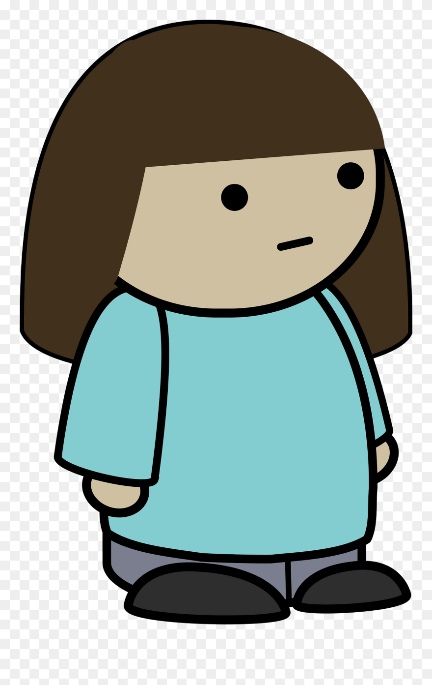 Drawing Image File Formats Character Download Comic - Png Sad Character Clipart