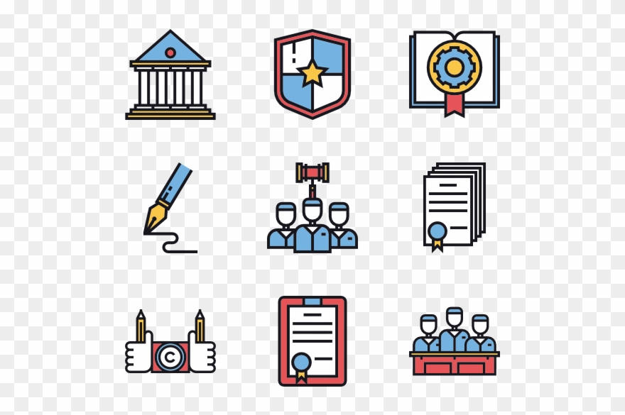 Law & Copyright - Clip Art - Png Download