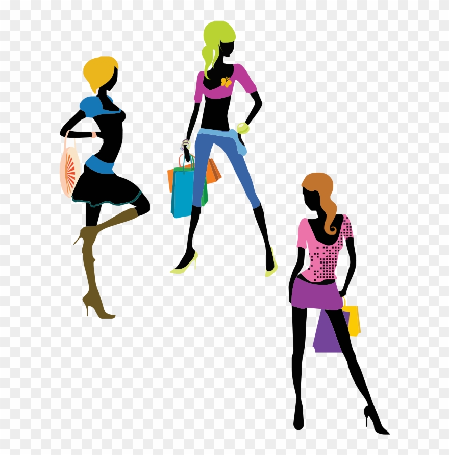 Teenage Boy Wearing Casual Clothes Three Female Fashion - Fashion Clipart Png Transparent Png