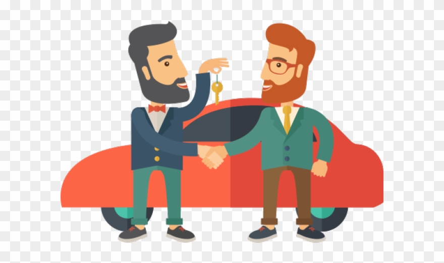 Rent Clipart Hire Purchase - Buying A Car Cartoon Png Transparent Png