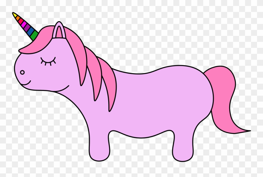 Cartoon Alligatordownload Now Cute Simple Unicorn Cute - Unicorn Clipart