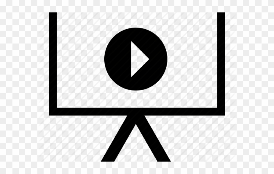 Presentation Clipart Projector Screen - Sign - Png Download