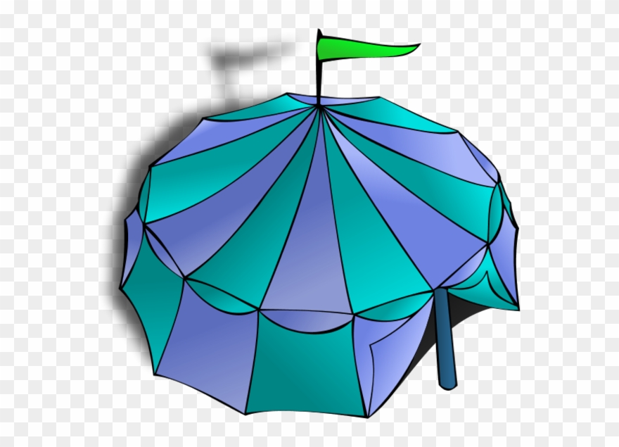 Tent Clip Art - Umbrella - Png Download