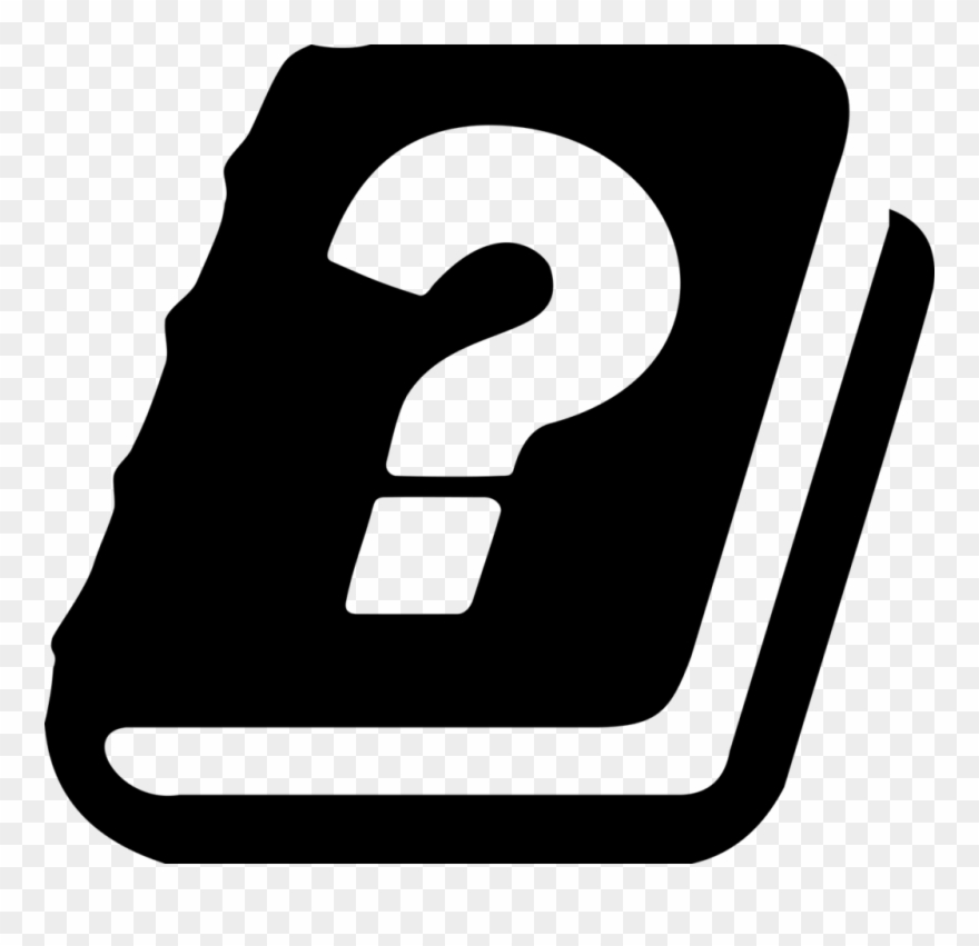 Helpful - Question Book Icon Clipart