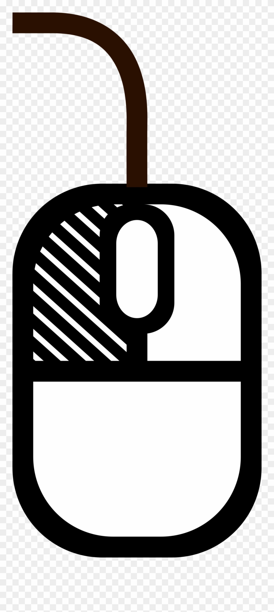 Big Image - Left Mouse Button Icon Clipart