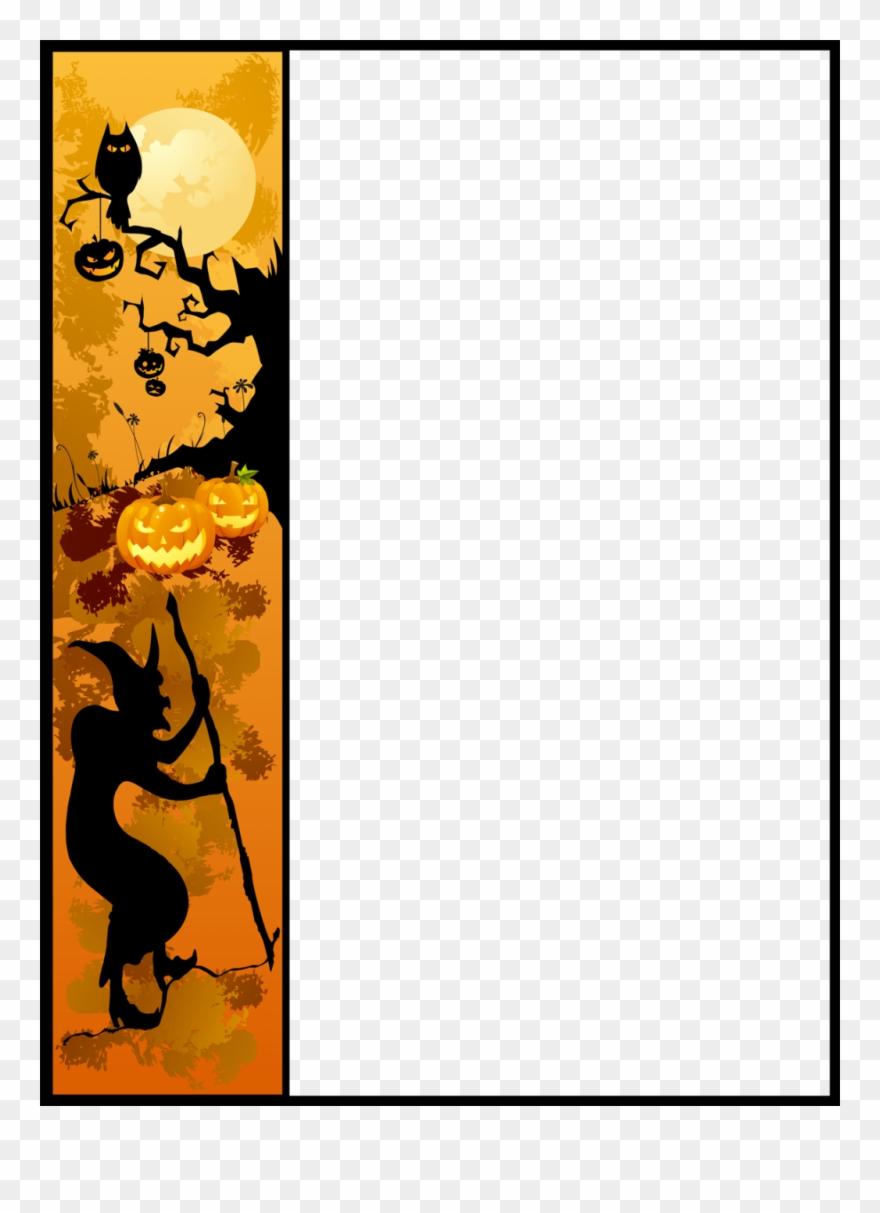 Download Halloween Borders Free Clipart Halloween Clip - Halloween Free Clip Art Borders - Png Download