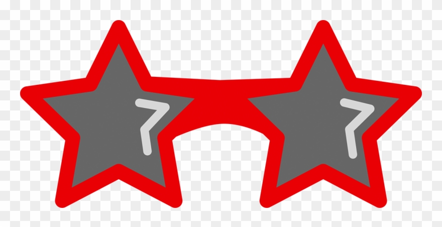 Glasses Clipart Star Glasses Clipart Library Techflourish - Sunglasses - Png Download