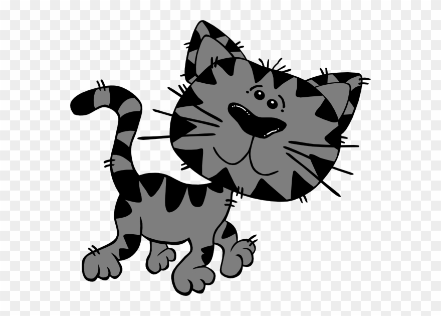 Cat Clip Art Tabby Svg Library Stock - Baby Tiger Tank Tops - Png Download