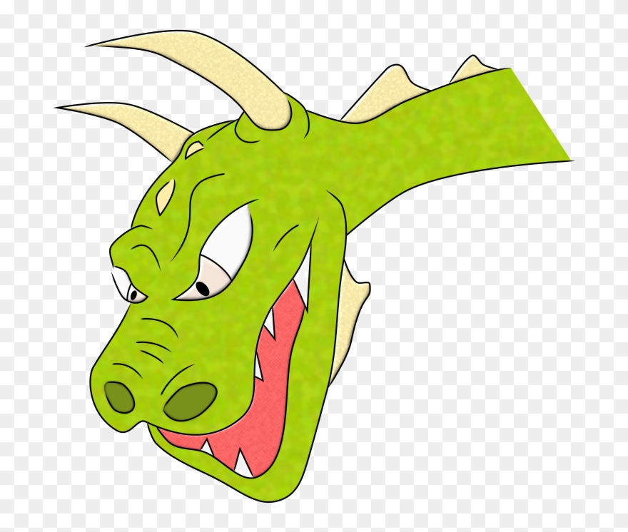 Dragon Head Vector - Clip Art - Png Download