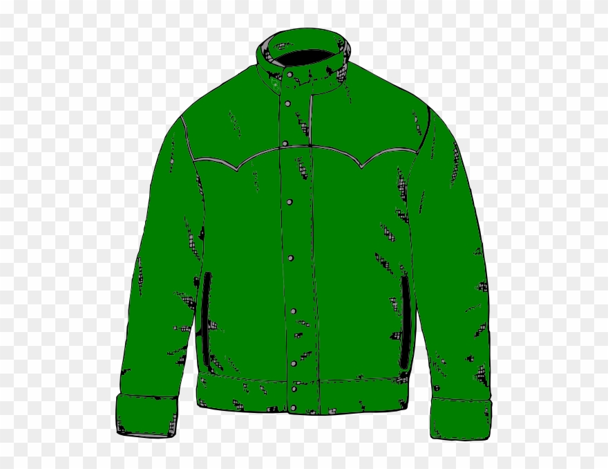 Jacket Clipart Clip Art - Green Jacket Clipart - Png Download