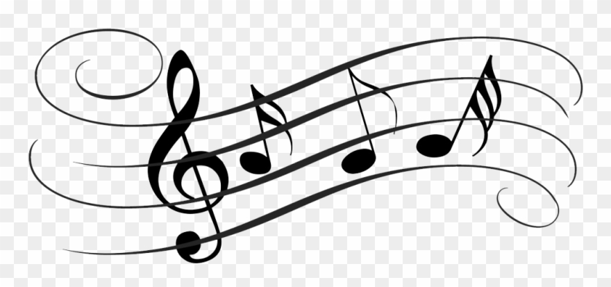 Clipart, Music Staff Clipart 19 Music Staff Jpg Library - Music Notes Ornament (round) - Png Download
