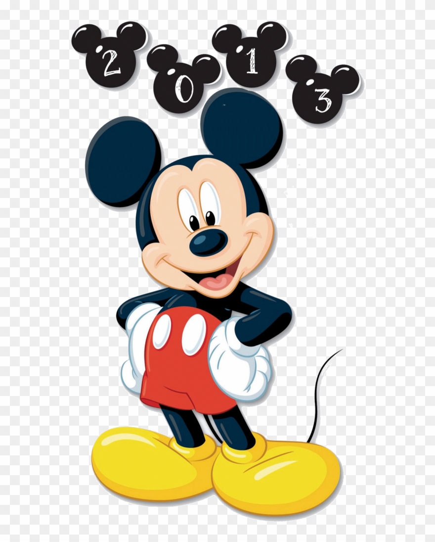 Graduation Road Trip 2013 Countdown - Mickey Mouse 2 Birthday Boy Clipart