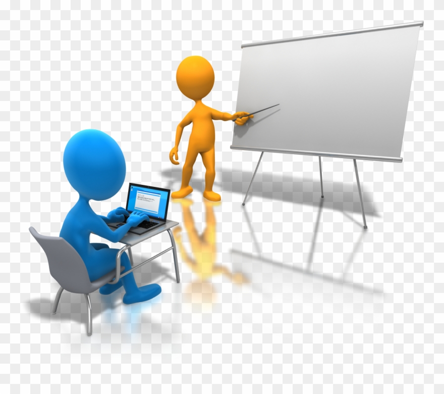 Presentation - Listening To A Presentation Clipart