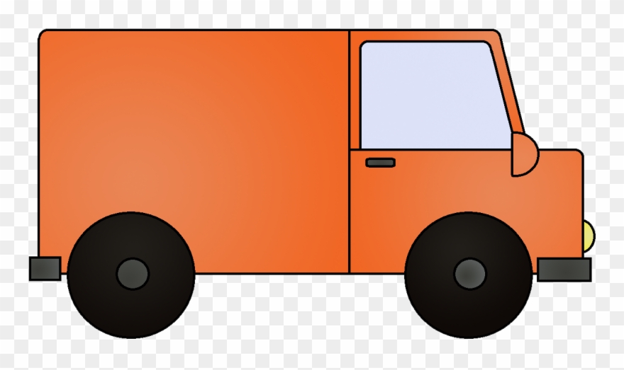 Library Clipart Van - Free Cartoon Van Clipart - Png Download